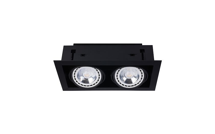 Nowodvorski DOWNLIGHT II dubbele ES111 inbouwspot zwart