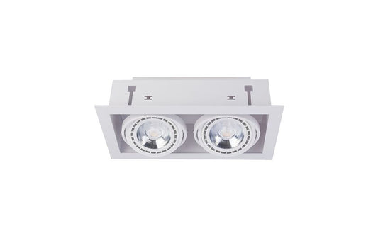 Nowodvorski DOWNLIGHT II dubbele ES111 inbouwspot wit