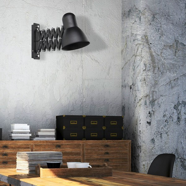 HARMONY verstelbare wandlamp schaararm sfeerbeeld