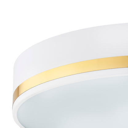 Amore plafondlamp Wit met goud
