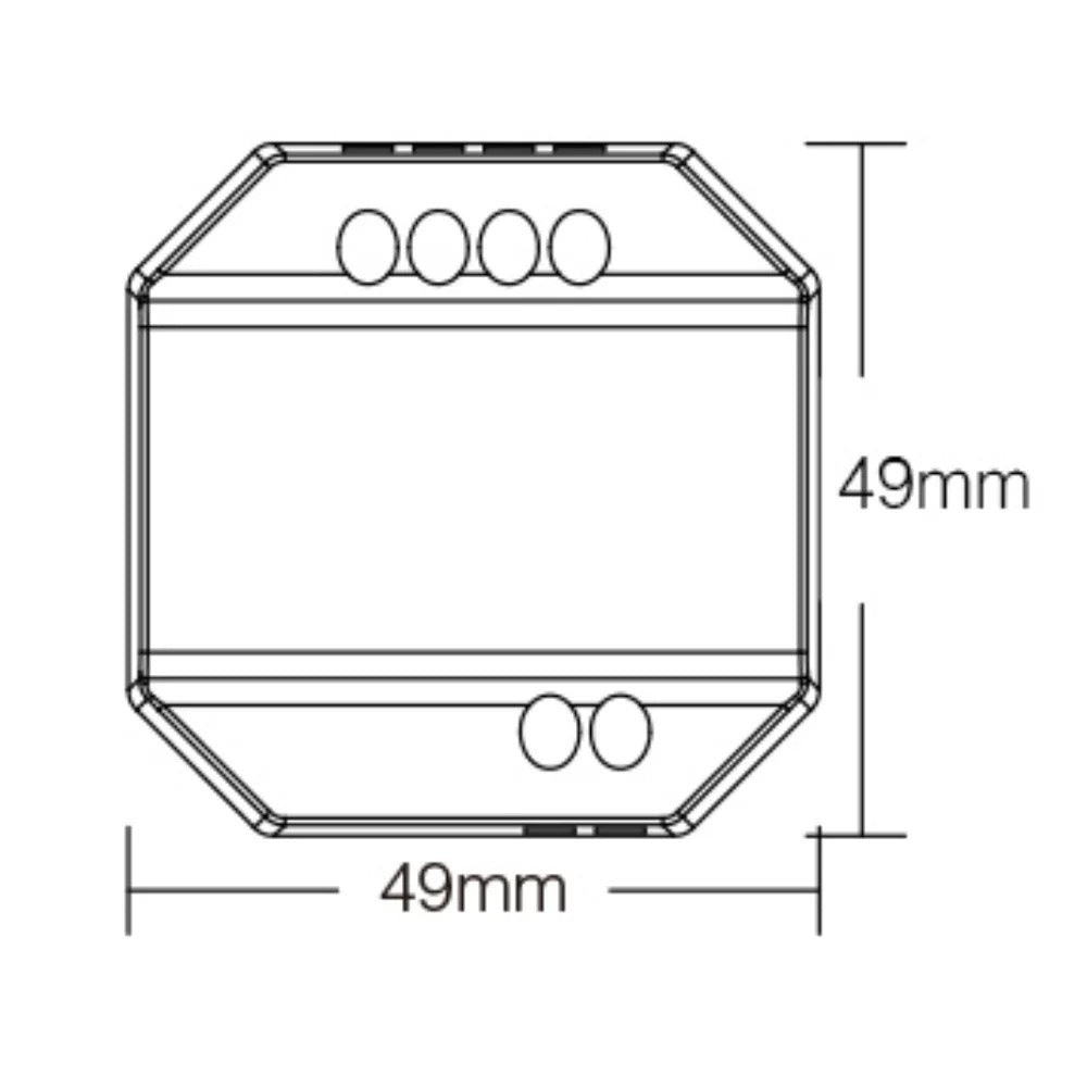 Zigbee Triac dimmer module afmetingen