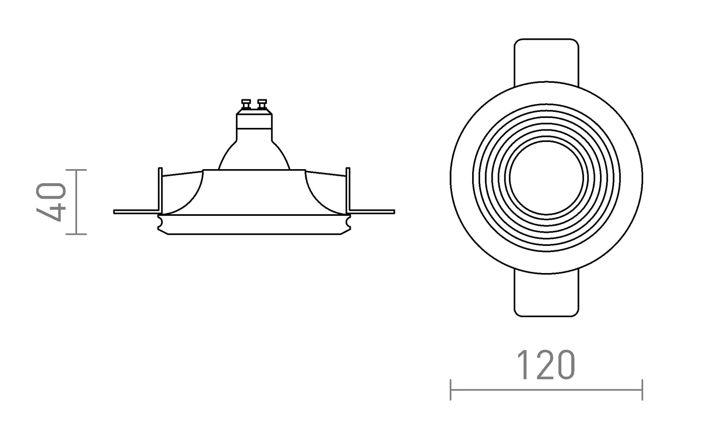 Arcus 85 – Einbaustrahler