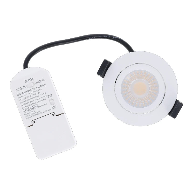 Aristo Slim-Fit | ultra-thin LED recessed spotlight | 5/7 W CCT IP65