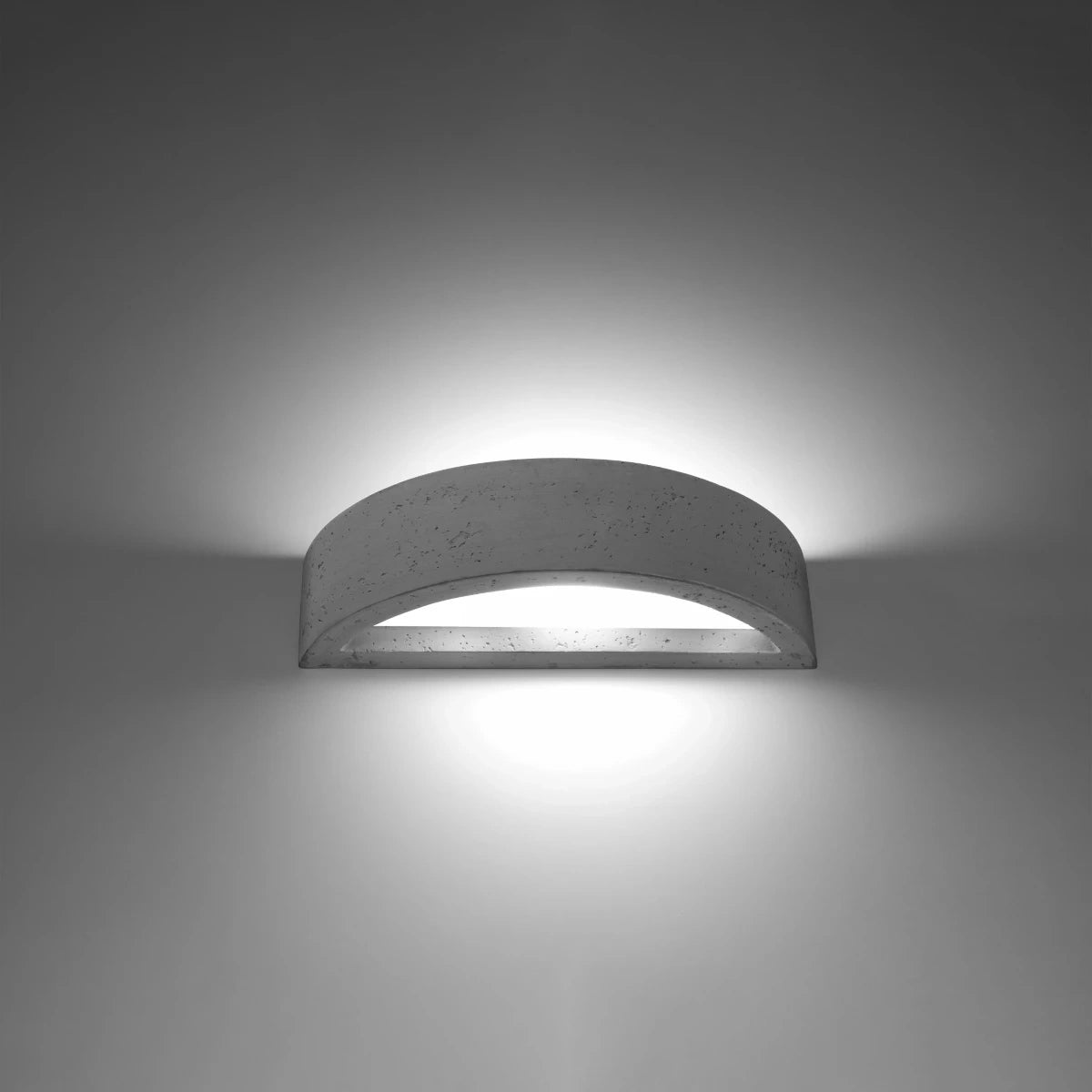 Atena Raw Concrete Wall Lamp G9 | Industrial Wall Lighting