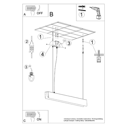 Aurello Drop Gold Pendant Lamp