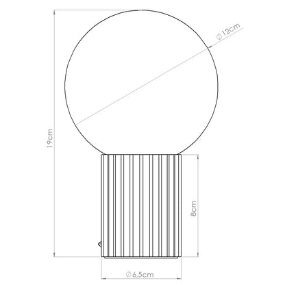 Azuro Halo Table Lamp Ultramarine