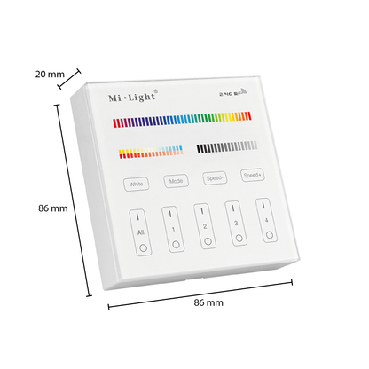 Mi-Light Afstandsbediening 4 Groepen RGB+CCT (B4)