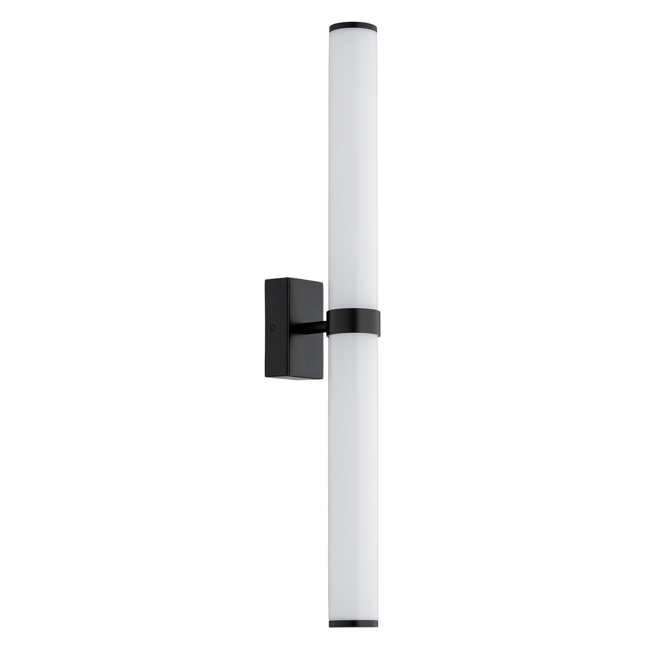 Batumi wandlamp Opaalglas-zwart