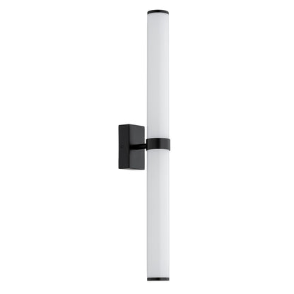 Batumi wandlamp Opaalglas-zwart