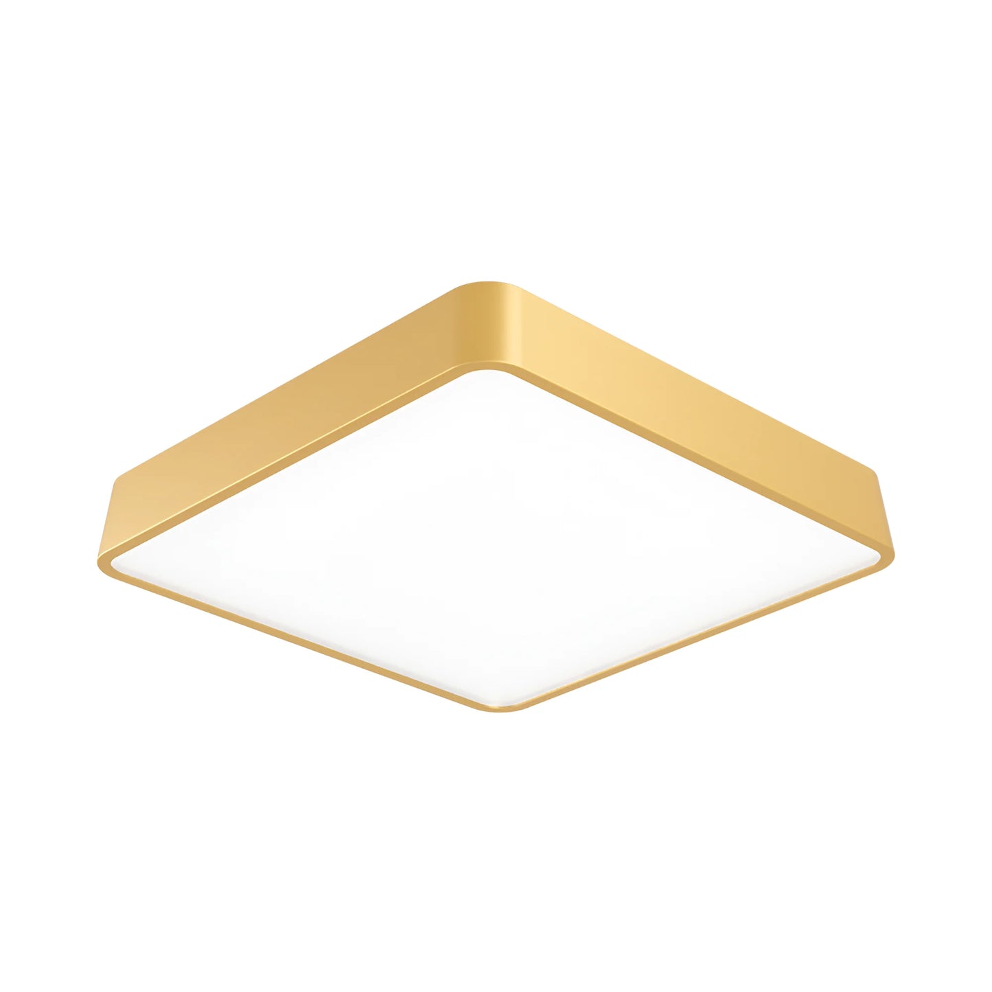 BLADE vierkante plafondlamp goud 36W
