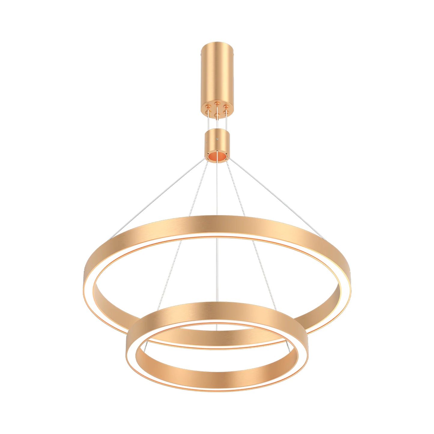 LINA dubbele ring pendel goud 65W
