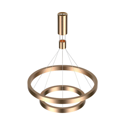 LINA dubbele ring pendel goud 65W sfeer
