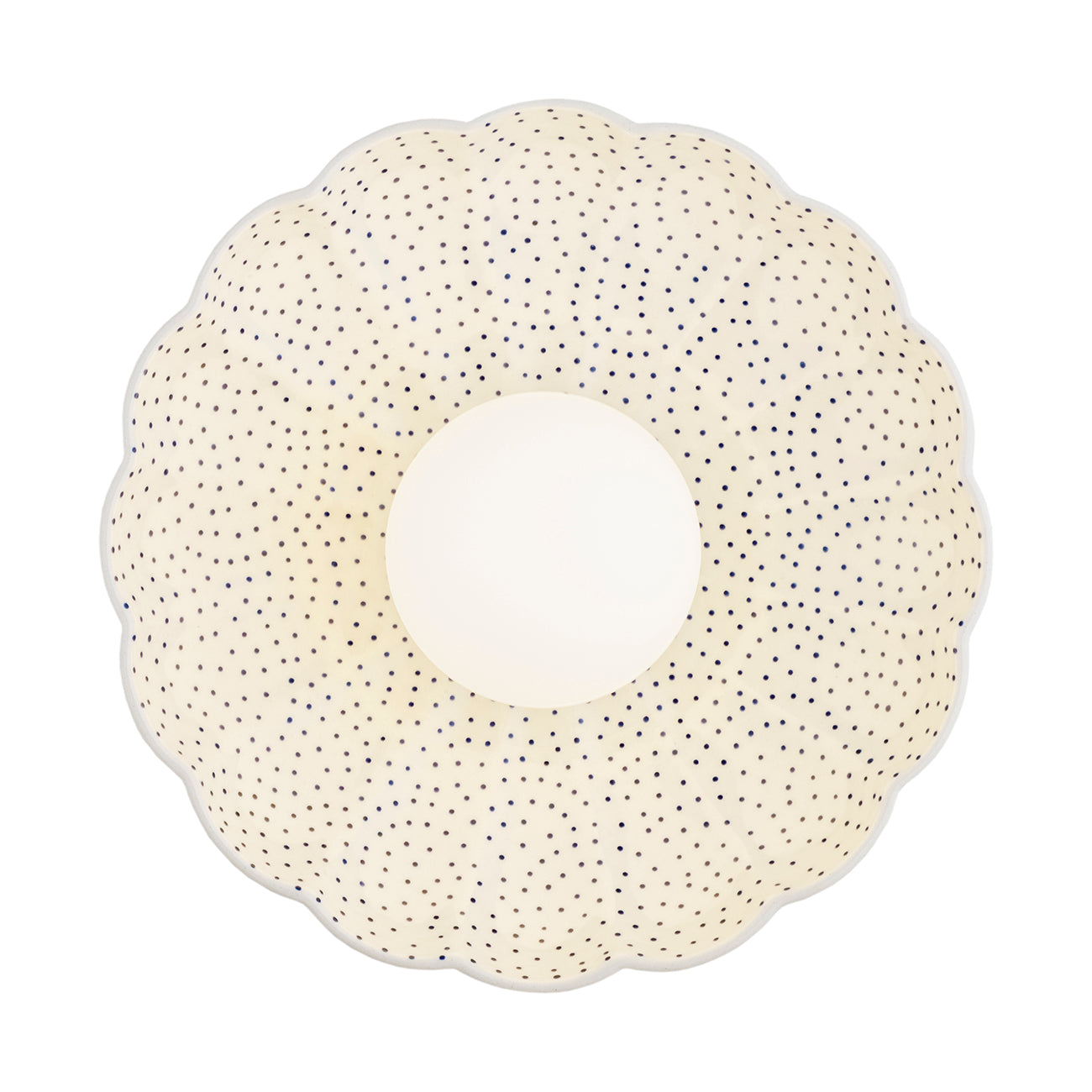 Boll wandlamp Crème dessin Schelp