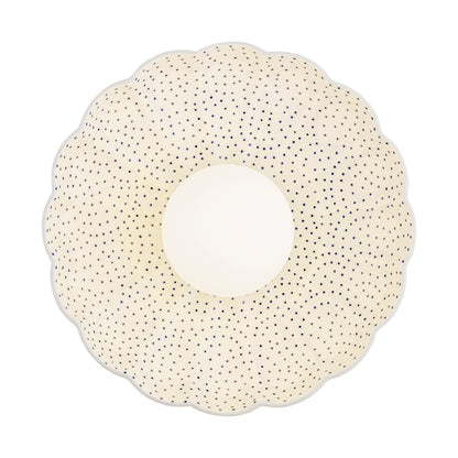 Boll wandlamp Crème dessin Schelp