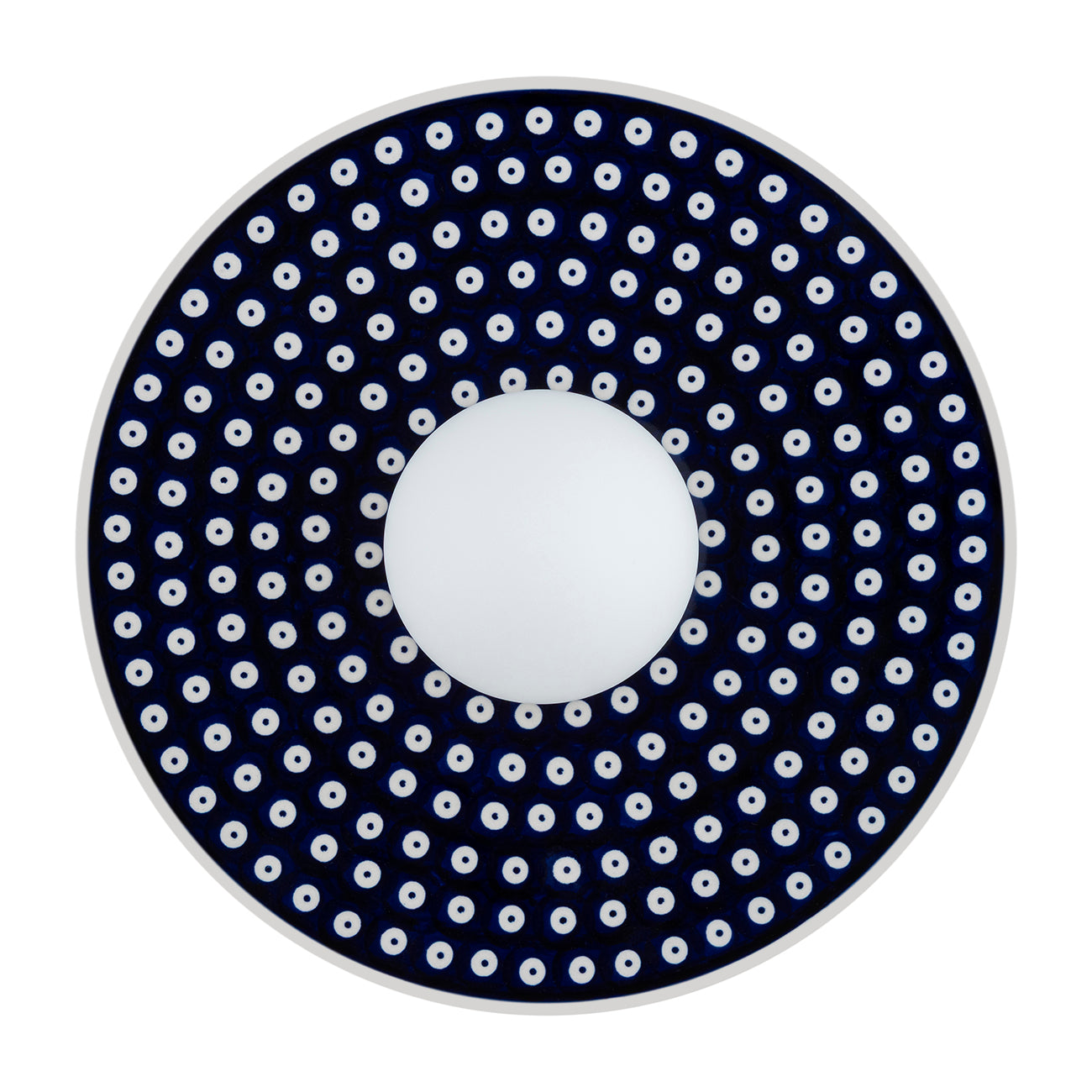 Boll wandlamp Kobalt dessin Plank
