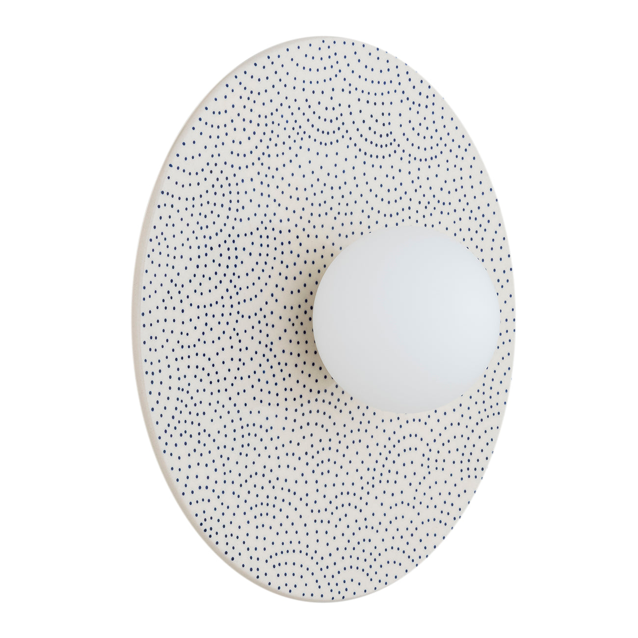 Boll wandlamp Crème dessin Plank