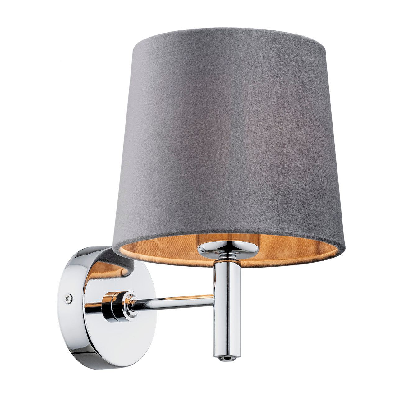 Bolzano Plus wandlamp Crème-chroom