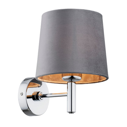 Bolzano Plus wandlamp Crème-chroom