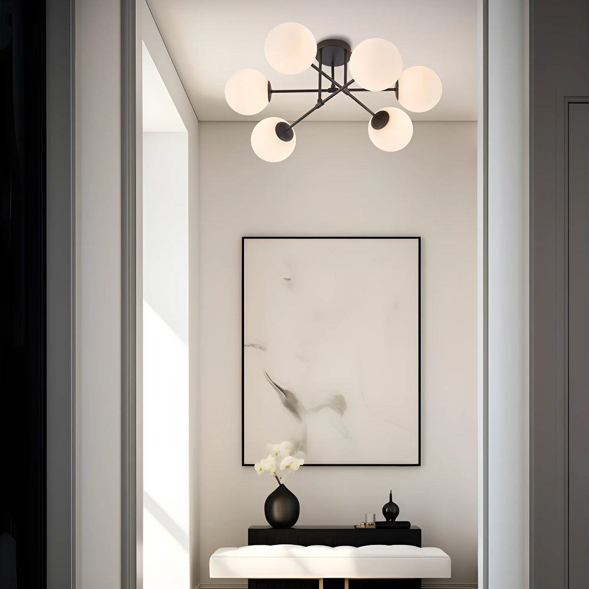 Elvana Opaalglas / zwart