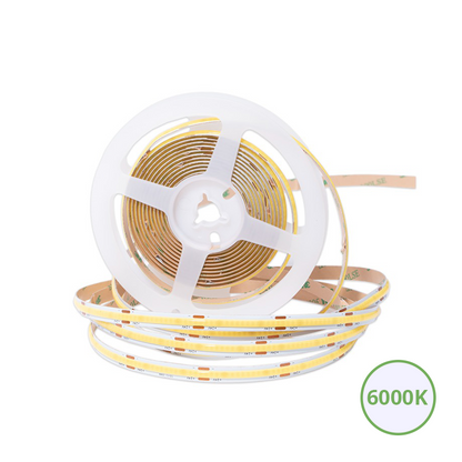 COBIVO vrij knipbare COB LED strip 10W 6000K koel wit