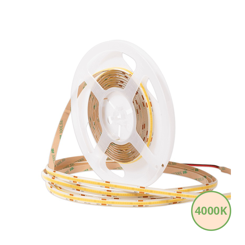 COBIVO waterdichte COB LED strip IP65 10W 4000K neutraal wit