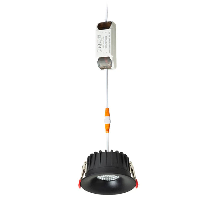 Calyx LED Recessed Spotlight Dimmable 15W IP54 3000K | Black / White