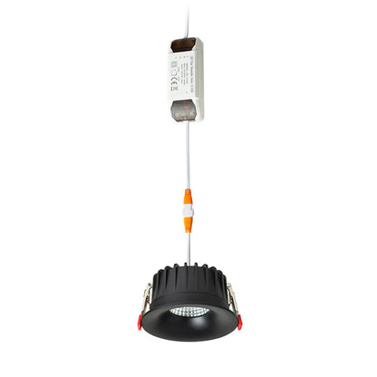 Calyx LED Recessed Spotlight Dimmable 15W IP54 3000K | Black / White