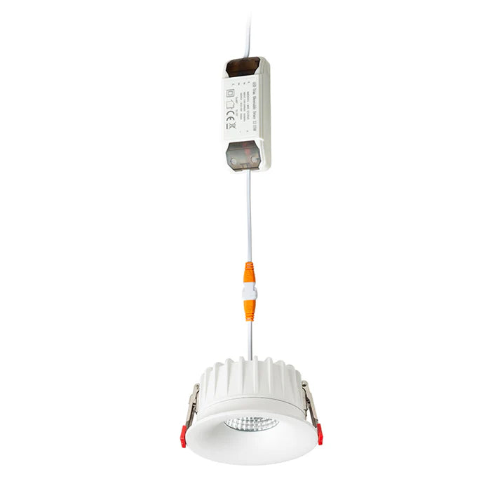 Calyx LED Recessed Spotlight Dimmable 15W IP54 3000K | Black / White