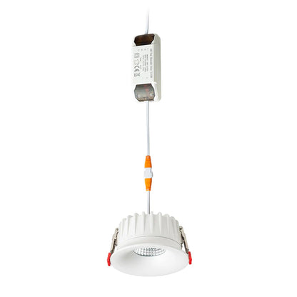 Calyx LED Recessed Spotlight Dimmable 15W IP54 3000K | Black / White