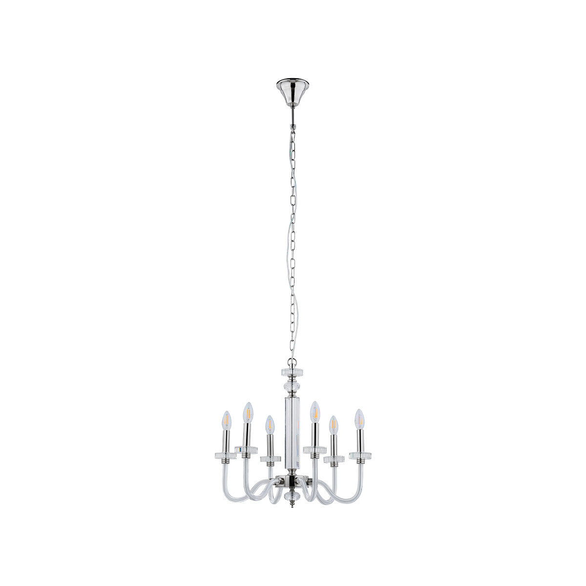 Candelaro VI 56 – Design Kandelaar Hanglamp (6-lichts)