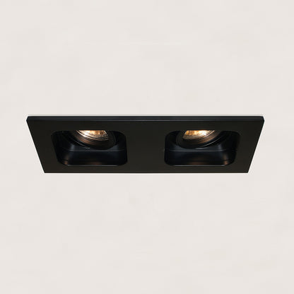 Inbouwspot MOGGIO 2lichts - zwart