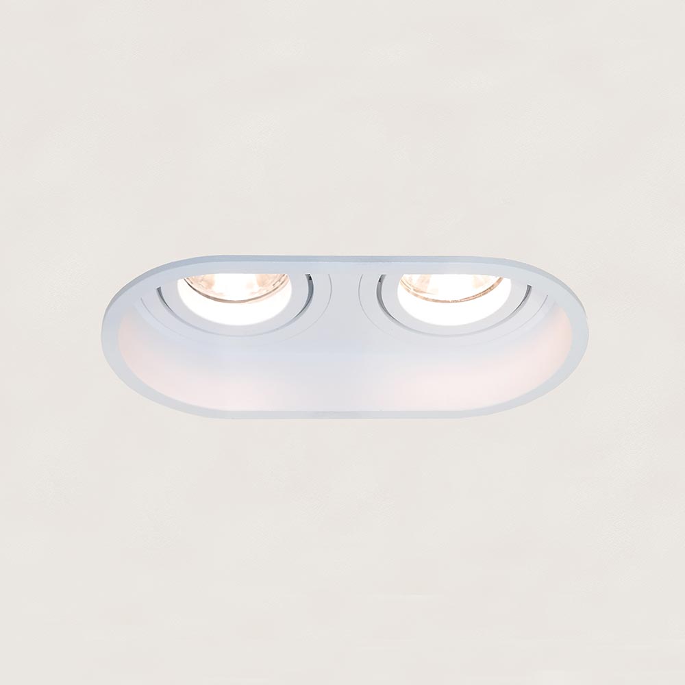 Inbouwspot REX 2lichts - wit
