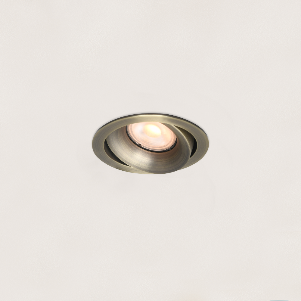 Inbouwspot ALICE rond - antiek-brons