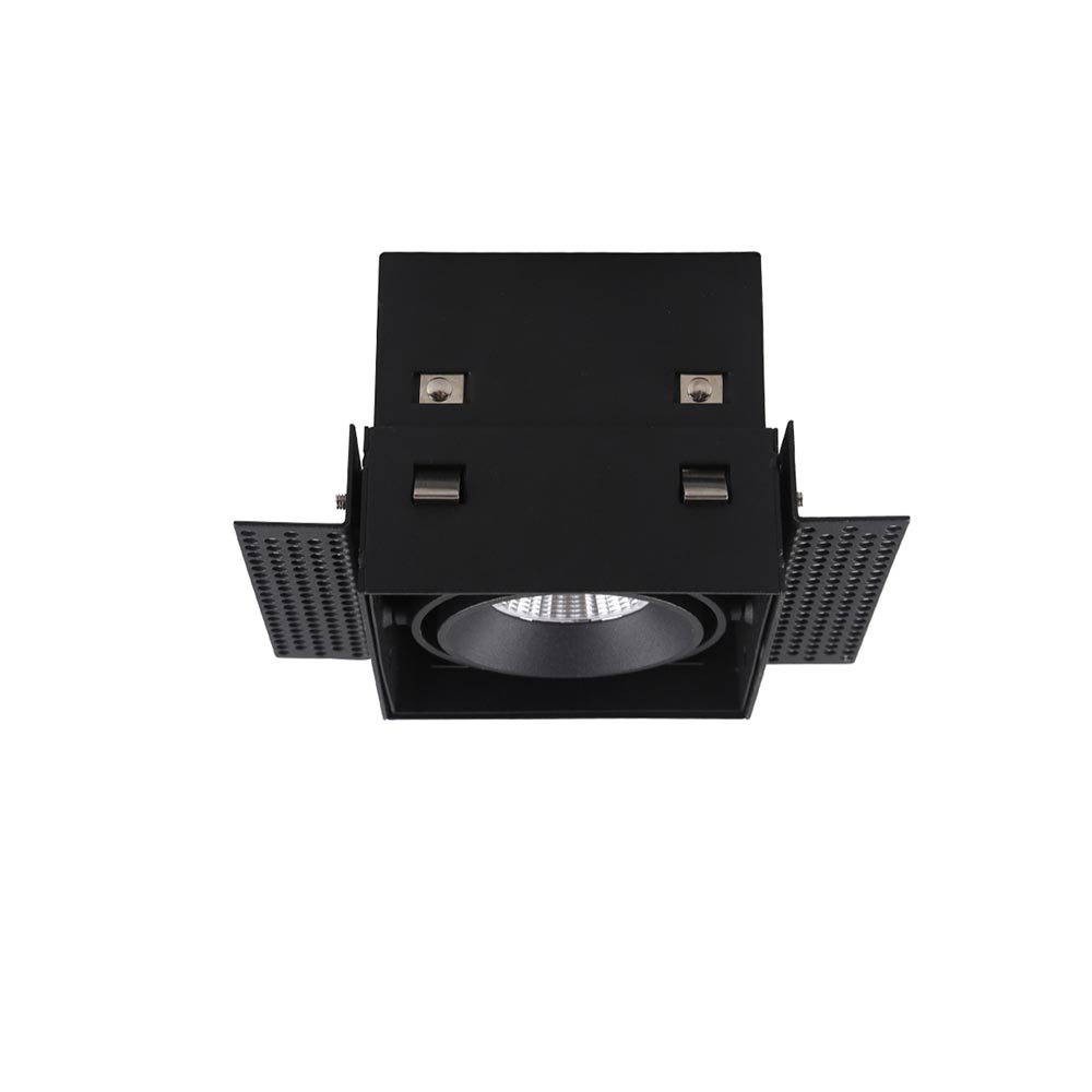 Inbouwspot TROFA 1lichts trimless - zwart