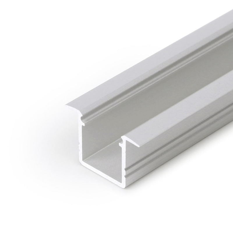 Smart aluminium LED inbouwprofiel 10mm zilver 2m