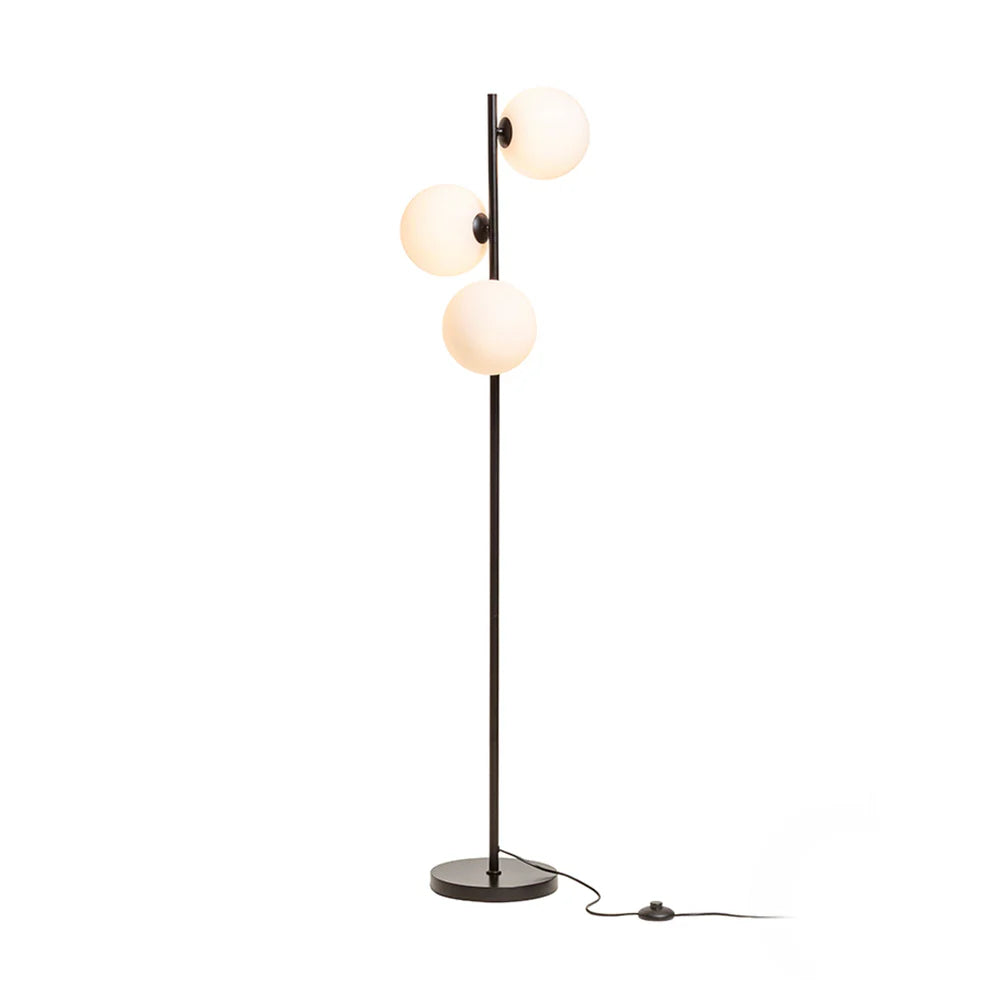 EL Floor Lamp - Opal Glass Shades