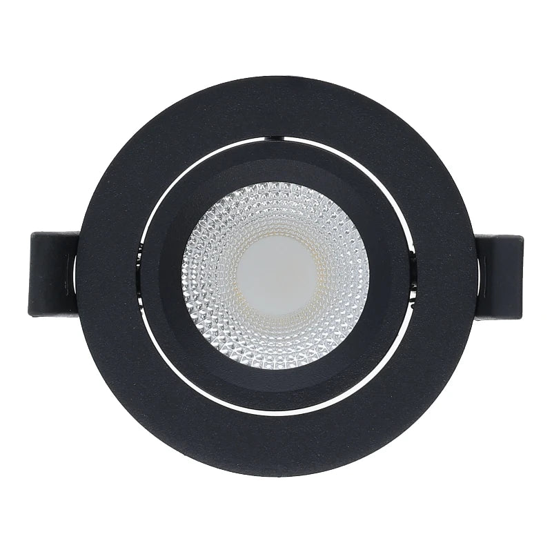 Eclaro Slim-Fit LED recessed spotlight black 5W Zigbee 3.0 RGB+CCT
