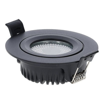 Eclaro Slim-Fit LED recessed spotlight black 5W Zigbee 3.0 RGB+CCT
