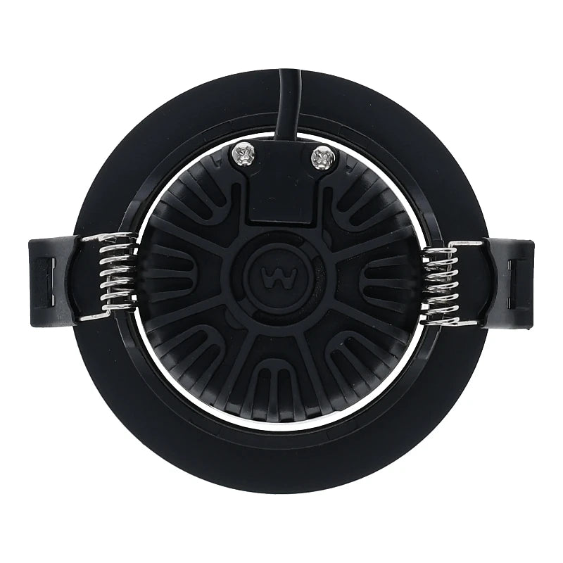 Eclaro Slim-Fit LED recessed spotlight black 5W Zigbee 3.0 RGB+CCT