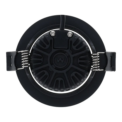 Eclaro Slim-Fit LED recessed spotlight black 5W Zigbee 3.0 RGB+CCT