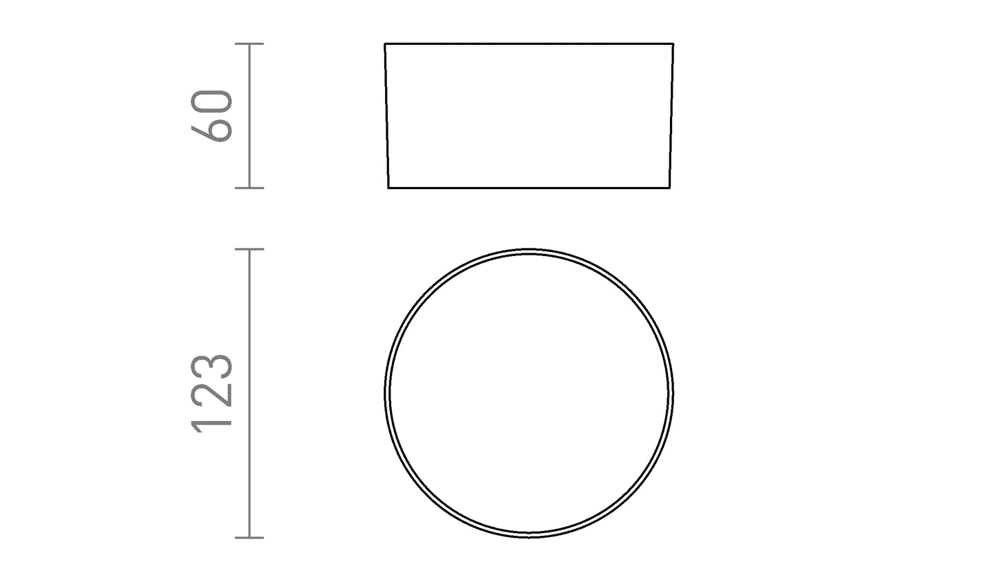 Ello Beam 12 – Outdoor Wall/Ceiling Lamp