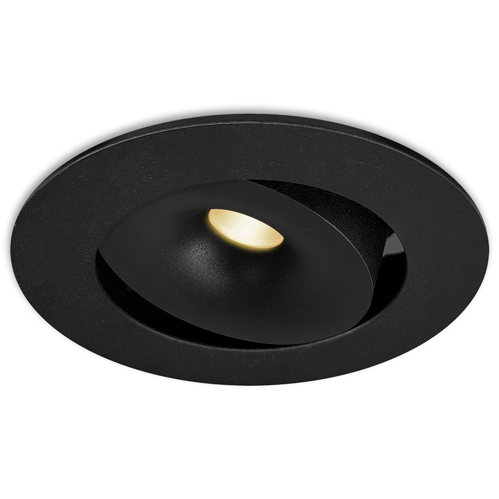 ELYS Eterna12 ADJ Curved Recessed zwart