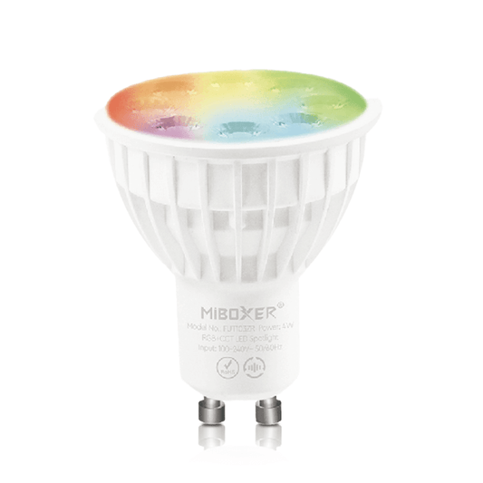 Mi-Light + Zigbee 3.0 GU10 RGB+CCT Spot 4W (FUT103ZR)