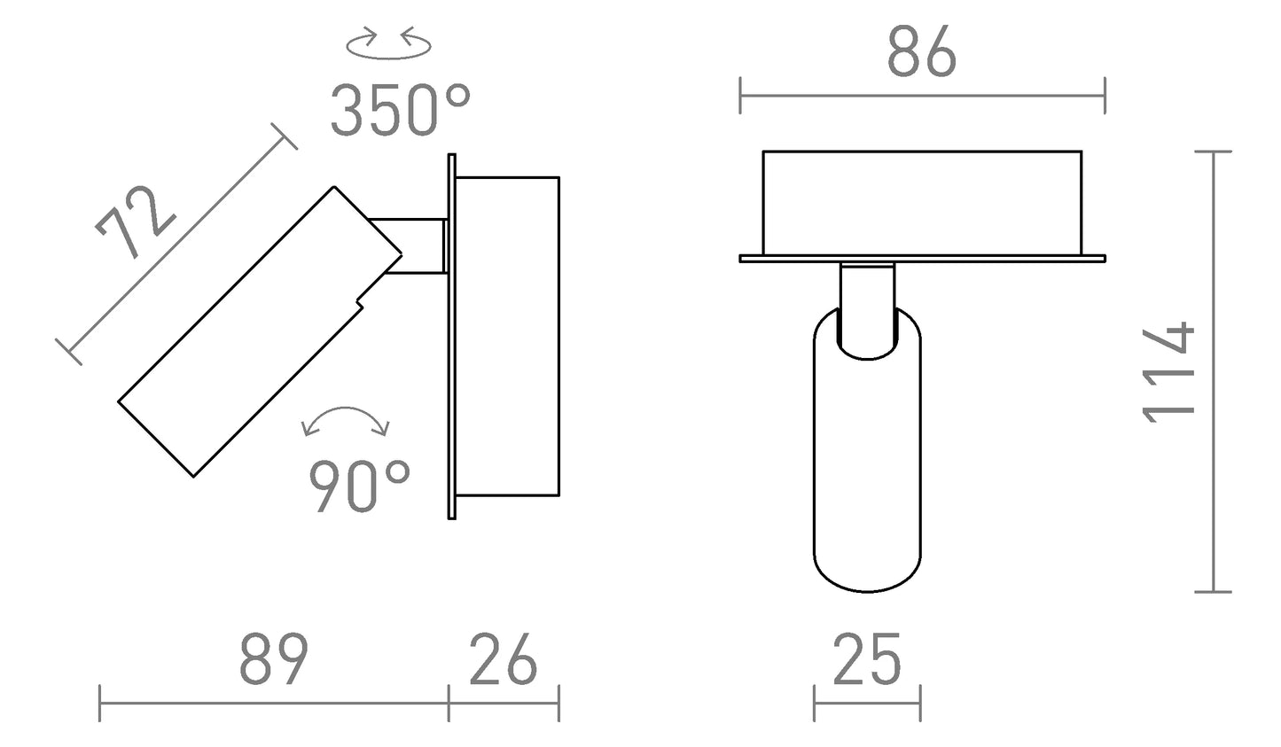 Flux Arc 3 – Wandlamp