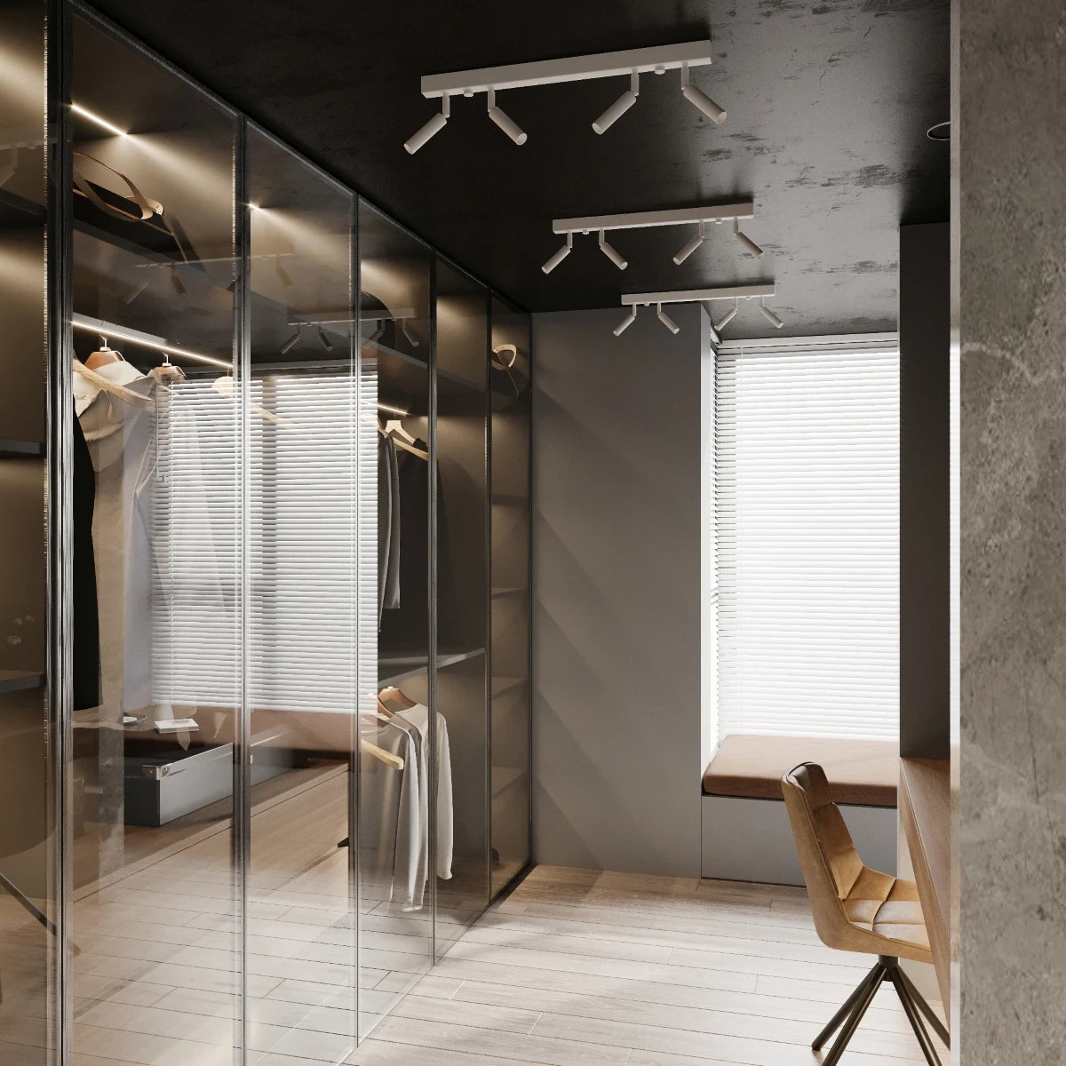 Focus Six White Ceiling Spotlight