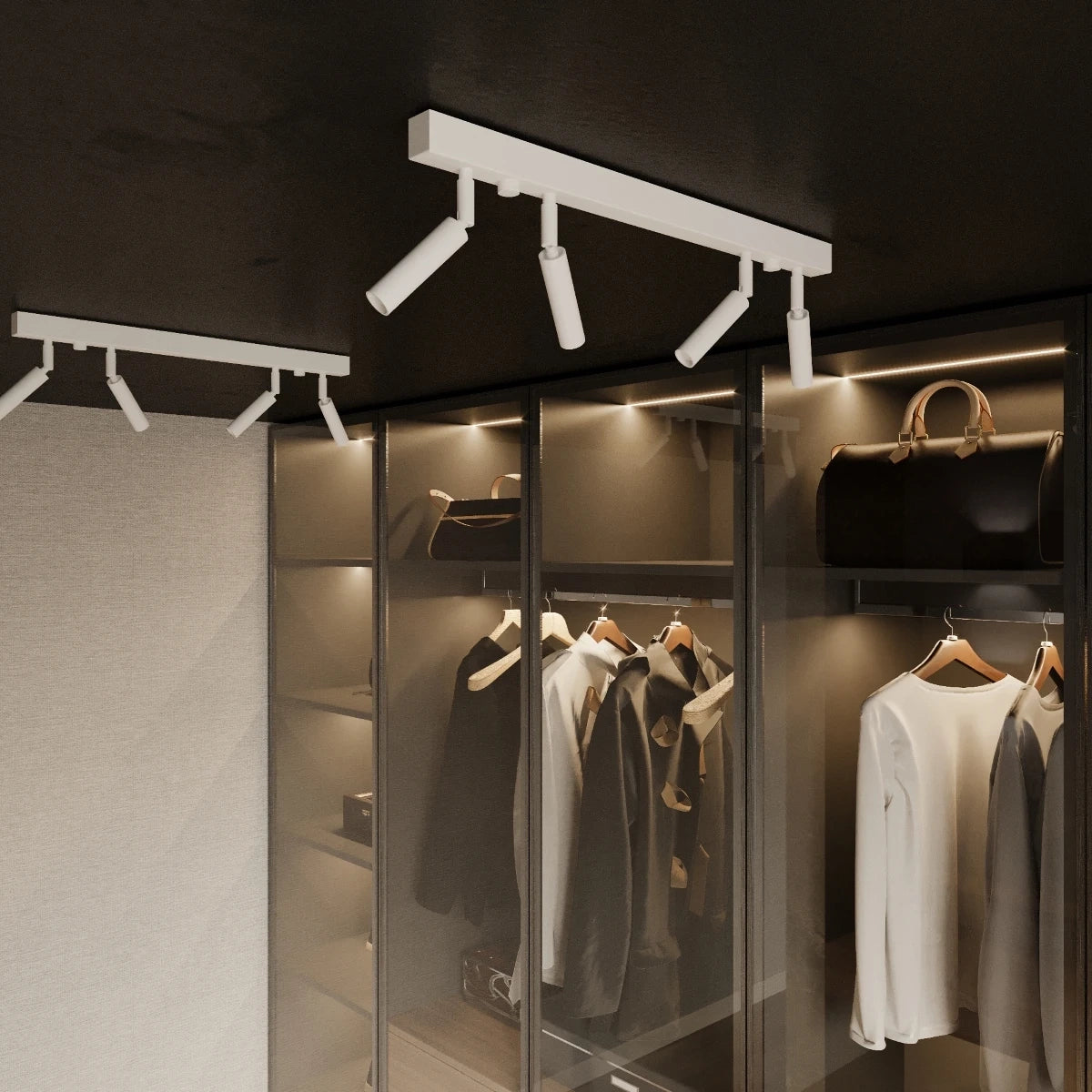 Focus Six White Ceiling Spotlight