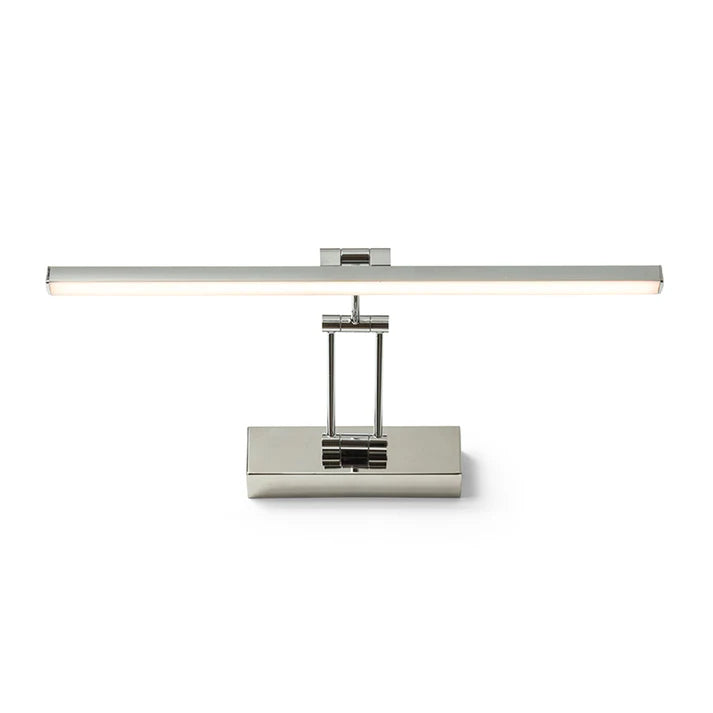 Fridaro LED picture light linear 8W 3000K | double adjustable arm | antique brass / chrome / matt black