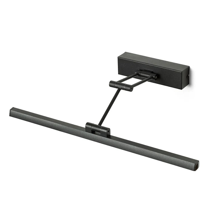 Fridaro LED picture light linear 8W 3000K | double adjustable arm | antique brass / chrome / matt black