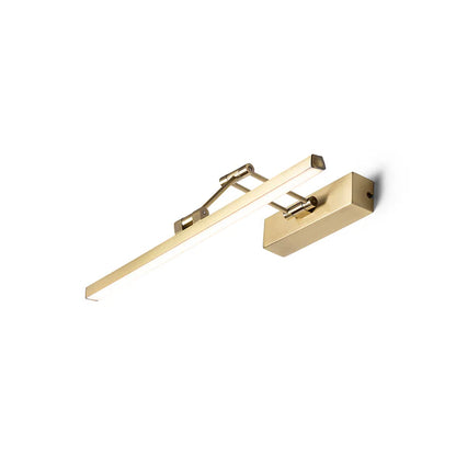 Fridaro LED picture light linear 8W 3000K | double adjustable arm | antique brass / chrome / matt black