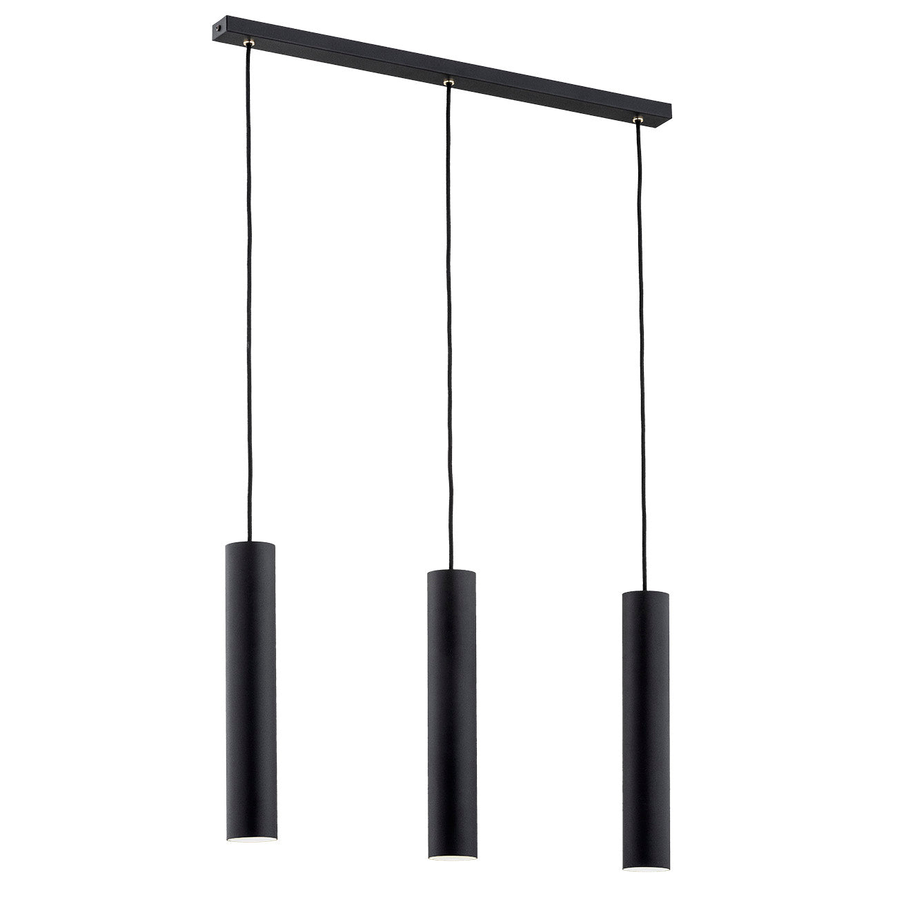 Gomera Plus hanglamp Zwart 3-lichts